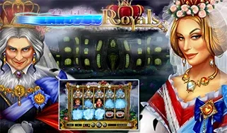 Isang visual na representasyon ng kakaibang tema ng Unlikely Royals slot machine.